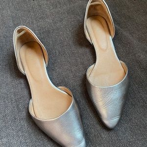 J.Jill Metallic D'Orsay Flats